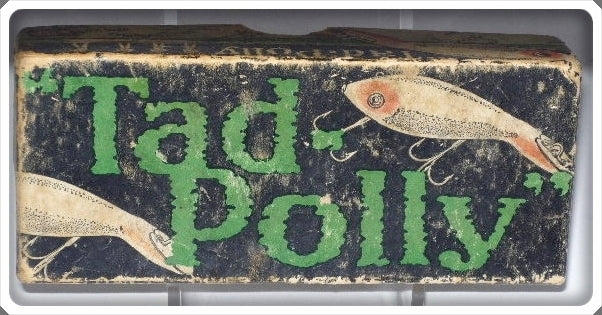 Vintage Heddon Tad-Polly Black Intro Lure Box 5000