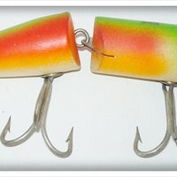Vintage Creek Chub Rainbow Fire Jointed Husky Pikie Lure 3031