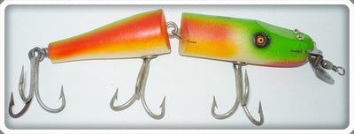 Vintage Creek Chub Rainbow Fire Jointed Husky Pikie Lure 3031