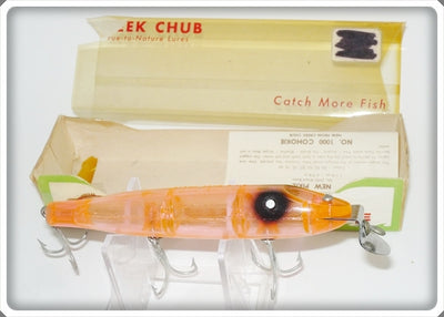 Vintage Creek Chub Pink/Fluorescent Red Pikie Lure 700 FR