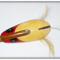 Vintage Lauby Red & White Wonder Spoon Lure