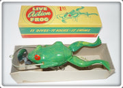 Vintage Live Action Frog Corp Live Action Frog Lure In Box