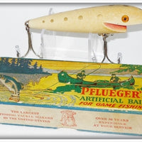 Vintage Pflueger Luminous Gold Spots Surprise Minnow Lure In Box
