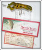 Vintage Heddon Green Frog Luny Frog Lure 3509B In Box
