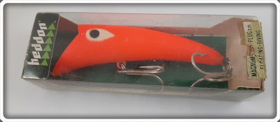 Heddon Fluorescent Redhorse Magnum Hedd Plug In Box