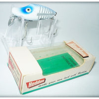 Vintage Heddon Blue Shore Minnow Midget River Runt In Box 9010 XBL