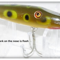 Vintage Creek Chub Frog Spot Midget Pikie Lure 2219 Special 