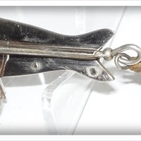 Vintage Heddon Nickel Finish Multiple Minnow Lure 500