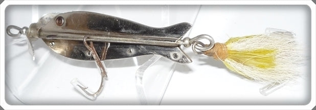 Vintage Heddon Nickel Finish Multiple Minnow Lure 500