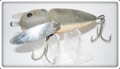 Vintage Heddon Grey Flocked Mouse Musky Crazy Crawler Lure 2150 GM