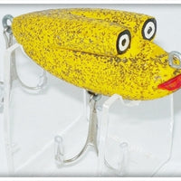 Vintage Kono Manufacturing Co Yellow Myopic Minnow Lure