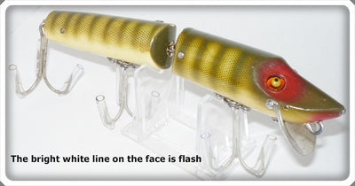 Vintage Heddon Natural Scale Giant Jointed Vamp Lure 7359R