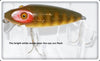 Vintage Heddon Natural Scale 110 River Runt Lure 119R