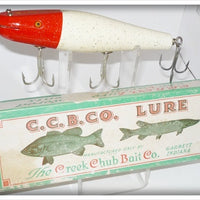 Vintage Creek Chub Nite Glo Red Head Surfster 7422 Special Lure