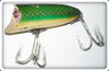 Vintage Heddon Green Scale No Eye Baby Lucky 13 Lure 2409D 