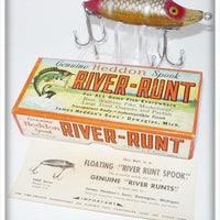 Vintage Heddon Gold Sparkle & Red No Lip River Runt 9400 SP