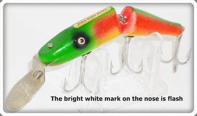 Creek Chub Non Gantron Rainbow Fire Jointed Pikie Lure 2631 Special