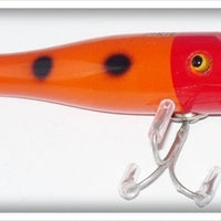 Vintage Creek Chub Orange Spotted Red Head Baby Pikie Lure 930 Special