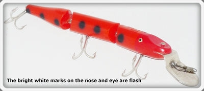 Creek Chub Orange Spotted Red Head Triple Jointed Pikie 2830 Special