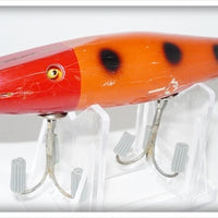 Vintage Creek Chub Orange Spotted Red Head Surfster Lure 7230 Special
