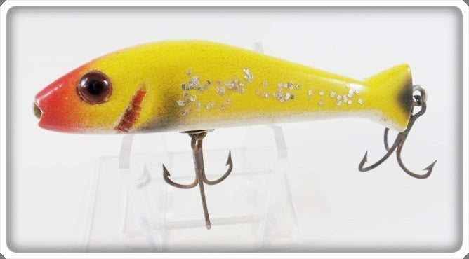 Vintage Bob Ousley Yellow Snook Minnow Lure 