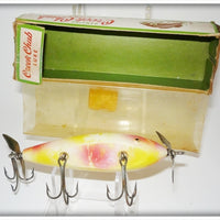 Vintage Creek Chub Pearl Injured Minnow Lure 1538 In Box 