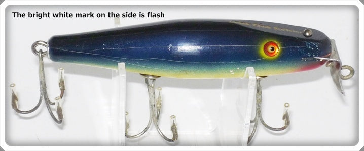 Vintage Creek Chub Purple Eel Surfster Lure 7235