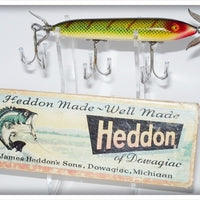 Vintage Heddon Perch Torpedo Lure 139L In Box