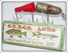 Vintage Creek Chub Red Pickerel Jointed Pikie Lure 2600R