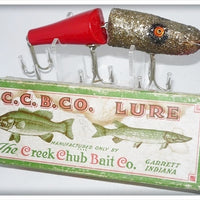 Vintage Creek Chub Red Pickerel Jointed Pikie Lure 2600R
