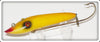 Vintage Moonlight Yellow Single Hook Pikaroon Lure 2500