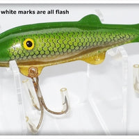 Vintage Outing Mfg Co Green Scale Piky Getum Lure 1000