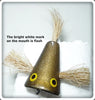 Vintage Creek Chub Gray And Brown Fly Rod Plunker Bass Bug Lure F1004