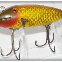 Vintage Creek Chub Golden Shiner Prototype Fintail Shiner Wiggler Lure