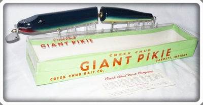 Vintage Creek Chub Purple Eel Giant Jointed Pikie 835 Lure In Box