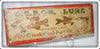 Vintage Creek Chub Red Border Fly Rod Lure Box 