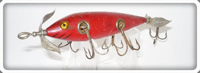 Vintage Heddon Blended Red 150 Dowagiac Minnow Lure 154 