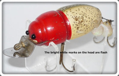 Vintage Creek Chub Red Head Shiner Western Auto Beetle 3800 Special