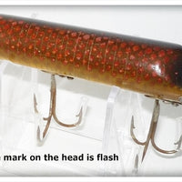 Vintage Heddon Red Scale Vamp Lure 7509H