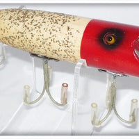 Vintage Heddon Red Head Flitter Saltwater Basser Lure S8500 RH