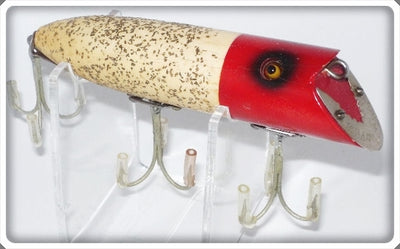 Vintage Heddon Red Head Flitter Saltwater Basser Lure S8500 RH