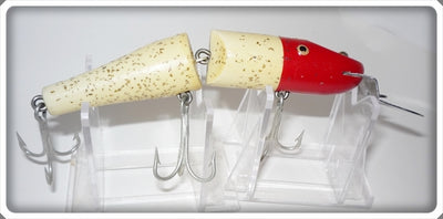 Vintage Creek Chub Red Head Flitter Jointed Pikie Lure 2600 Special