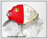 Vintage Heddon Red Head Flitter Punkinseed Spook Lure 9630 RHF