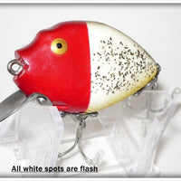 Vintage Heddon Red Head Flitter Punkinseed Spook Lure 9630 RHF
