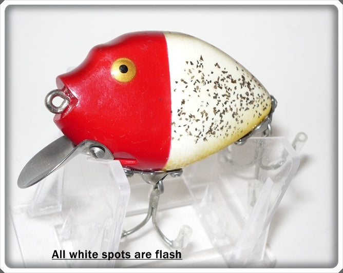 Vintage Heddon Red Head Flitter Punkinseed Spook Lure 9630 RHF