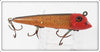Vintage Heddon Red Head Shiner Darting Zara Lure 6559PRH 