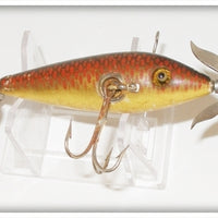 Vintage Heddon Red Scale 100 Dowagiac Minnow Lure 109H