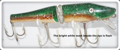 Vintage Paw Paw Rainbow Trout Jointed Dreadnought Lure 5100TJ