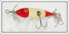 Vintage South Bend White Red Head & Tail Underwater Minnow 903 RHT