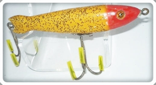 Vintage Heddon Red Head Flitter Saltwater Big Mary Lure 808RH
